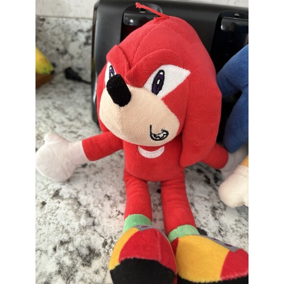 Knuckles the Echidna and Sonic the Hedgehog 10 inch Plush SEGA - Picture 4 of 12